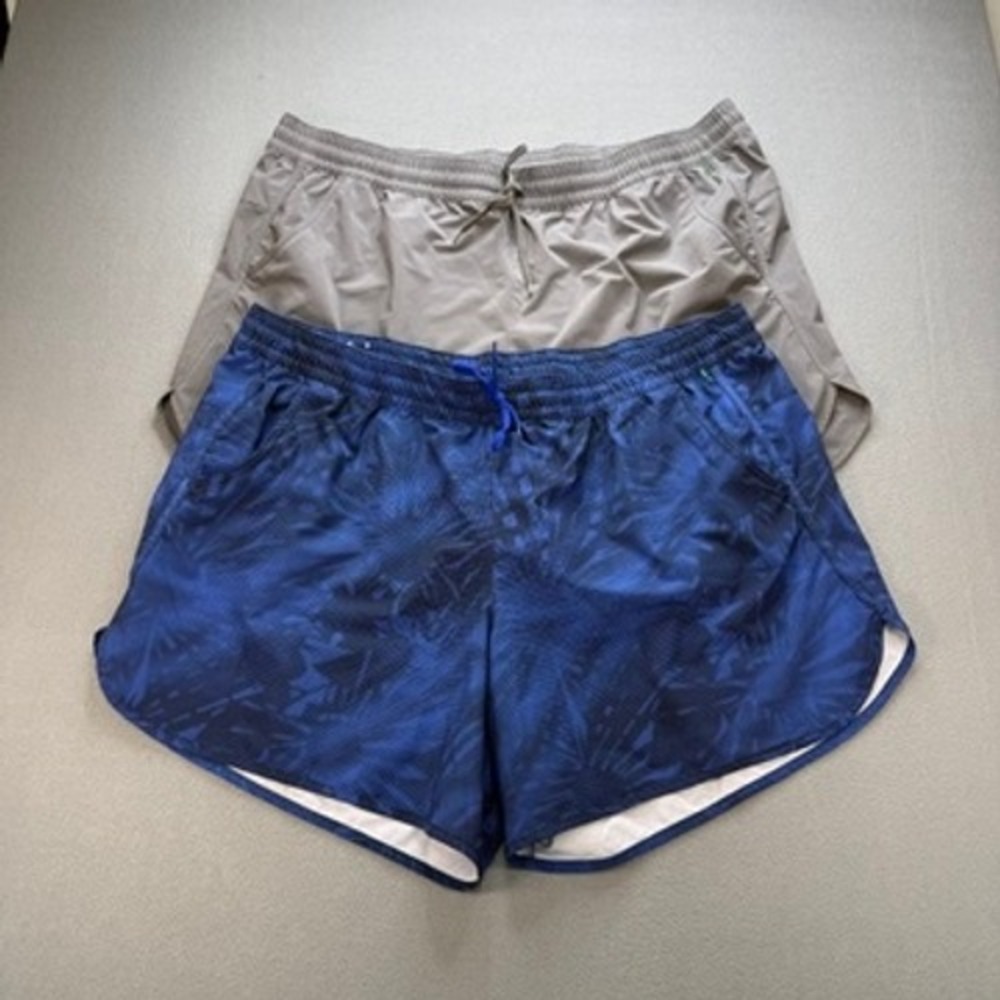 Columbia Sandy River Running Shorts Regular Fit 3X Blue Grey Activewear Lot of 2